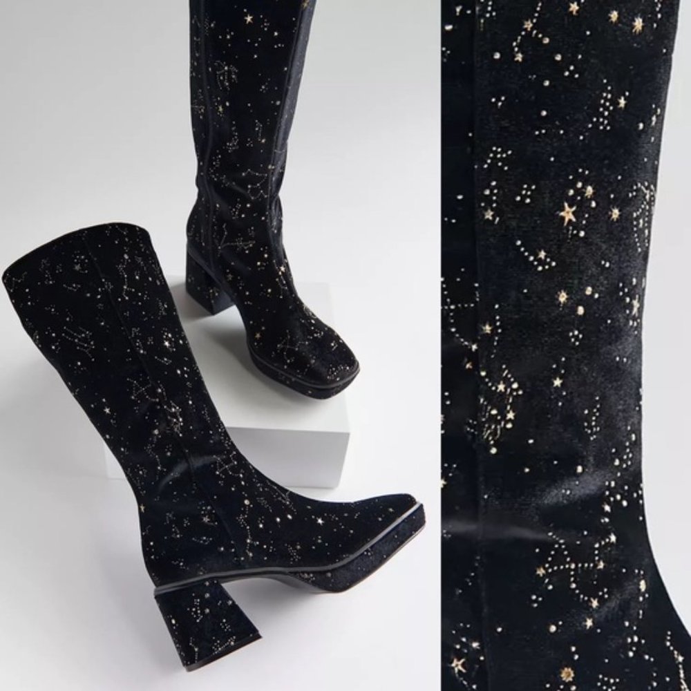 7 NIB Urban Outfitters Bella Celestial Tall Boot